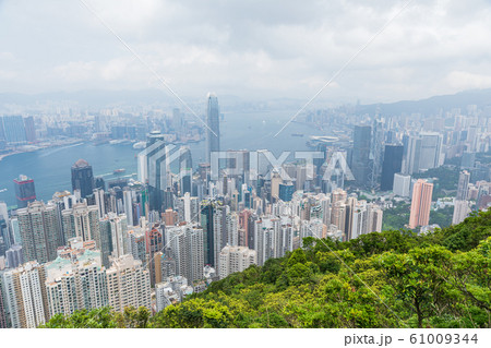 香港_ビクトリアピークの風景 香港_ビクトリアピークの風景 61009344