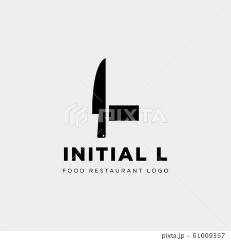 initial l food equipment simple logo template 61009367