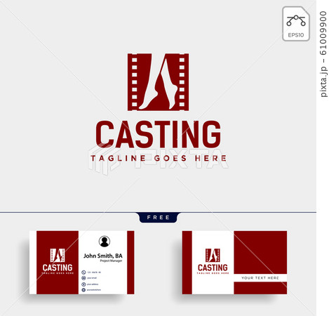 acting show or casting movie simple logo template 61009900