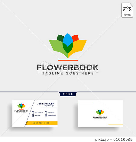 tree, plant and flower book education line logo 61010039