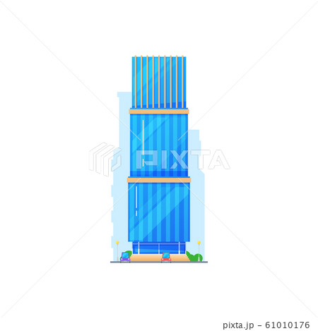 Residential building, vector isolated house Residential building, vector isolated house 61010176