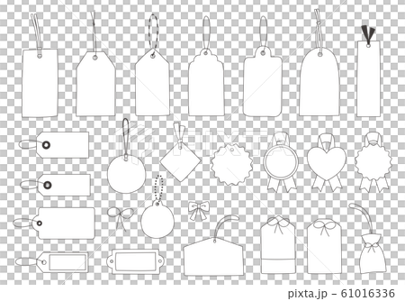 いろんなタグのイラストセット 線画 いろんなタグのイラストセット 線画 61016336