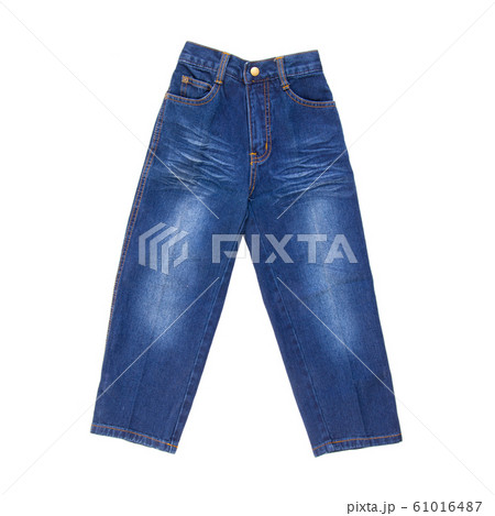 jean or blue jeans with concept on white 61016487