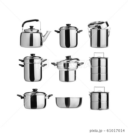 Kitchenware or Group of stainless steel Kitchenware or Group of stainless steel 61017014