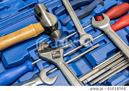 Close up tool set box Close up tool set box 61018568
