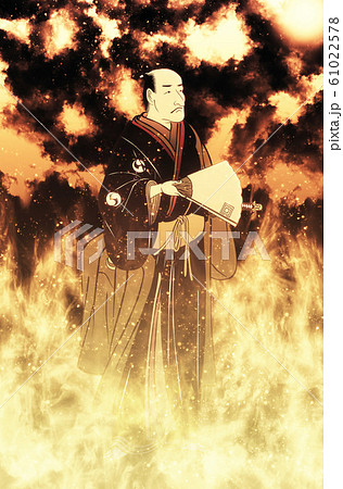 浮世絵 武士 その9 炎バージョン 浮世絵 武士 その9 炎バージョン 61022578