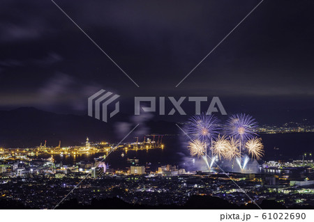 （静岡県）清水みなと祭り　海上花火大会 61022690