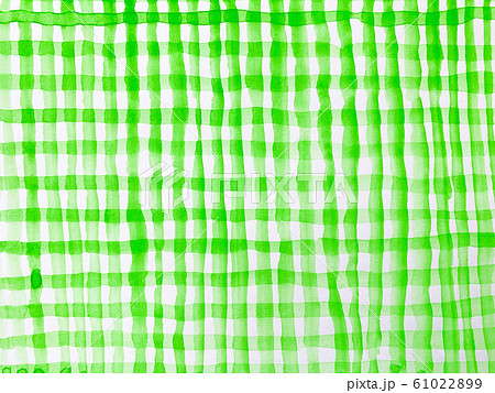 水彩絵の具のギンガムチェック 61022899