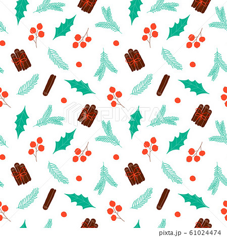 Seamless pattern with Christmas elements Seamless pattern with Christmas elements 61024474