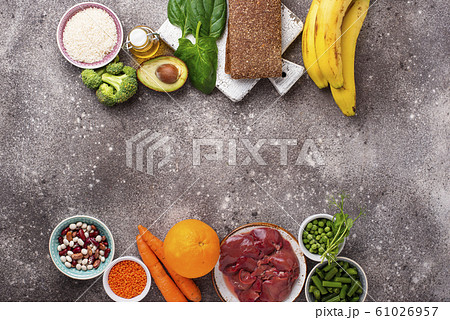 Food rich in folic acid 61026957