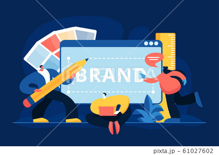 Brand identity concept vector illustration Brand identity concept vector illustration 61027602