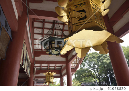 津島神社　吊灯篭 61028820