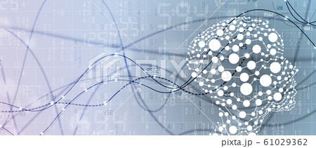 Conceptual technology illustration of artificial Conceptual technology illustration of artificial 61029362