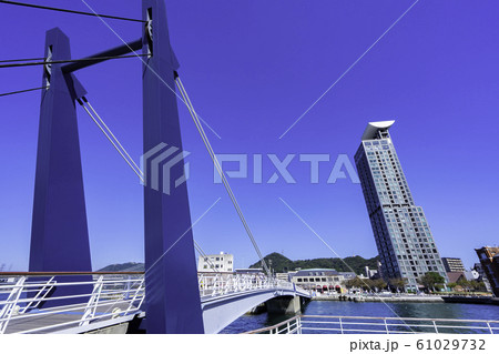 門司港レトロ はね橋 ブルーウィングもじ 福岡県北九州市門司区 門司港レトロ はね橋 ブルーウィングもじ 福岡県北九州市門司区 61029732