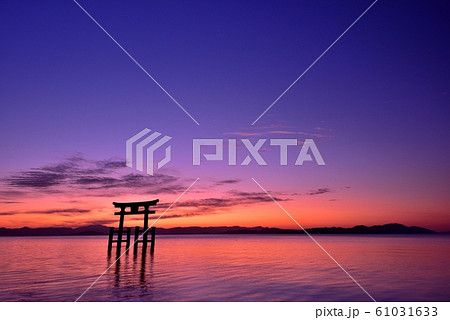 白髭神社からの朝日 61031633