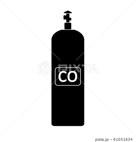 Carbon monoxide gas cylinde icon. 61031634