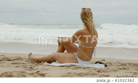 Beautiful Adraga Beach at the Atlantic Ocean coast in Portugal 61032362