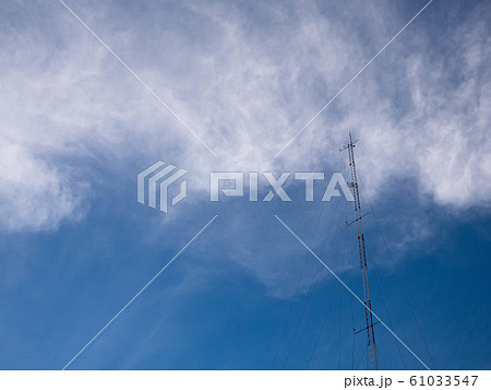 TV and radio pole telecommunication antenna on 61033547
