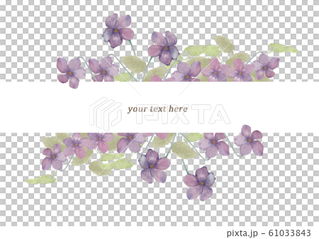 Violet frame - Stock Illustration [61033843] - PIXTA
