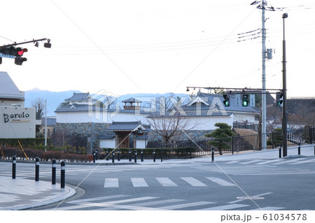 ■ 甲府城 ■ 山手門、山手御門 ■ 舞鶴城公園 ■ 快晴 ■ 山梨県 ■ 冬 61034578