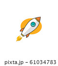 rocket ship launch space travel theme vector 61034783