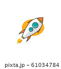 rocket ship launch space travel theme vector 61034784
