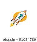 rocket ship launch space travel theme vector 61034789