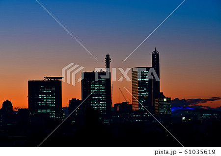 さいたま新都心の夕景 61035619