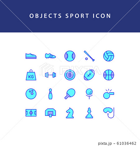 object sport filled outline icon set 61036462