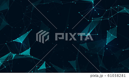 Abstract connect polygon and lowpoly geometric space futuristic background. Vector illustration for web design Abstract connect polygon and lowpoly geometric space futuristic background. Vector illustration for web design 61038281