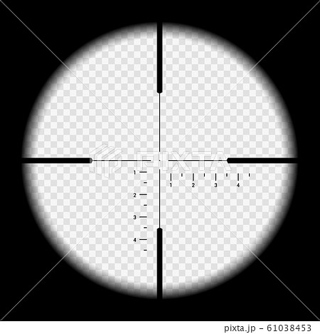 Realistic illustration looking through sniper 61038453