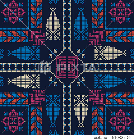 Palestinian embroidery pattern 257 Palestinian embroidery pattern 257 61038536