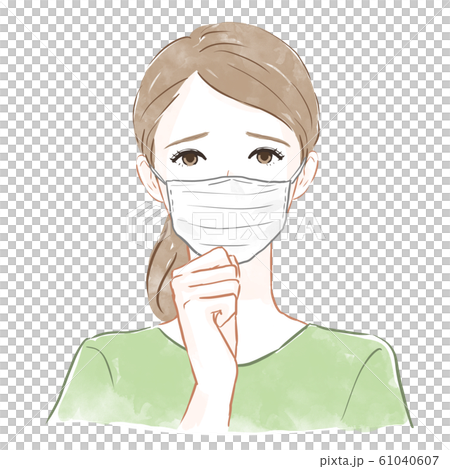 マスクをした女性 61040607