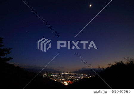2020 正月 諏訪湖 夜景 2020 正月 諏訪湖 夜景 61040669