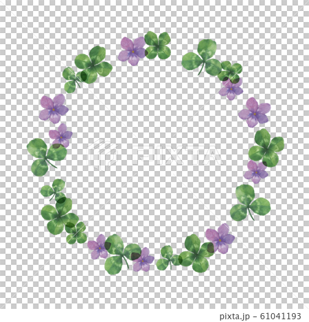 クローバーとスミレフレーム クローバーとスミレフレーム 61041193