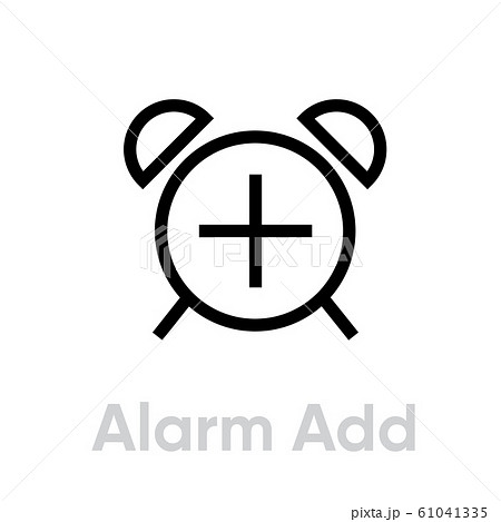 Add New Alarm icon 61041335