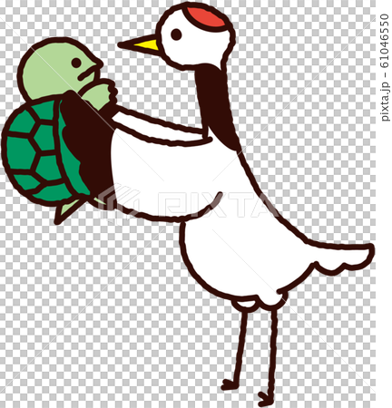 Crane Tortoise Stock Illustration