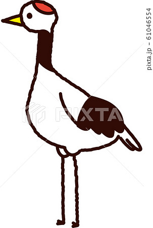 How to draw a crane bird - YouTube