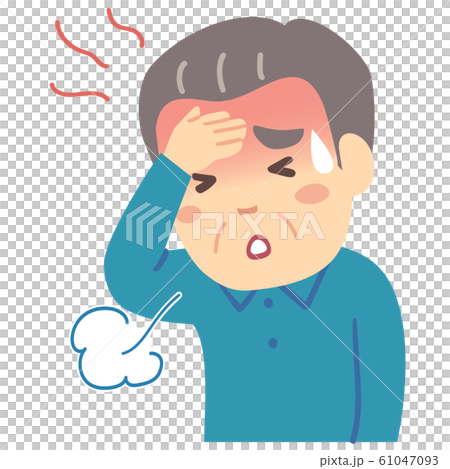 老年男性發燒 老年男性發燒 61047093