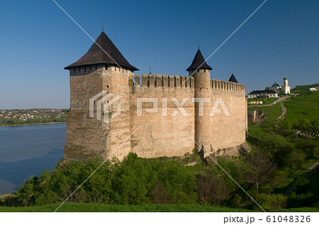 Khotyn fortress and Dniester 61048326