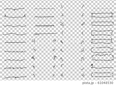 おしゃれな手書き見出しやタイトルの装飾 61048530