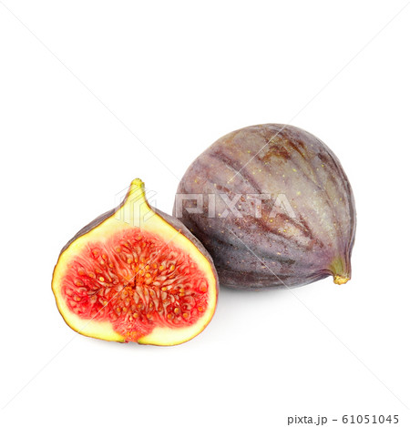 Fig fruits isolated on white background. Healthy Fig fruits isolated on white background. Healthy 61051045