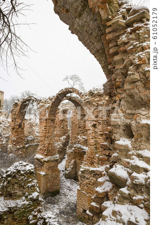 dilapidated brick arches 61052179