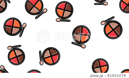 Endless seamless pattern of beautiful beauty  61054279