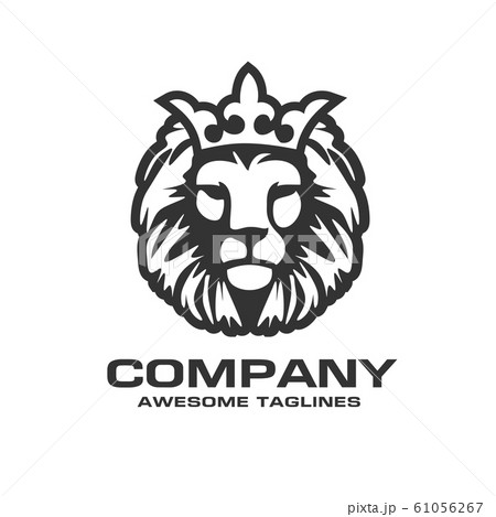 Lion Head Logo Vectorのイラスト素材