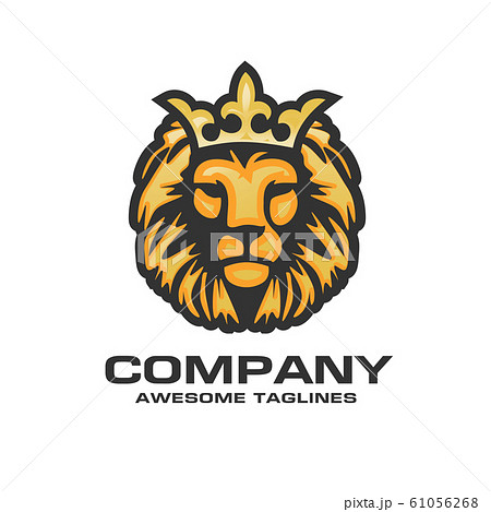 Lion Head Logo Vectorのイラスト素材