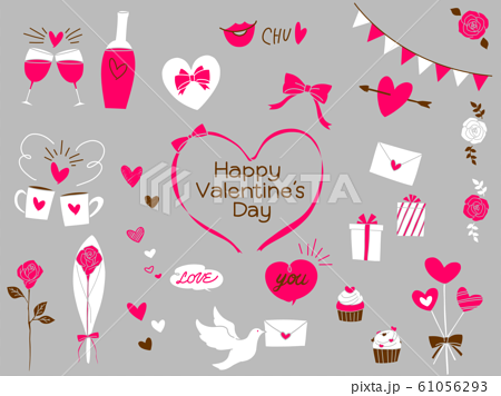 Valentine S Day Fashion Hand Painted Material Stock Illustration