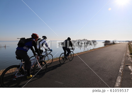 つくば霞ヶ浦りんりんロードとサイクリスト 61059537