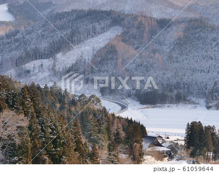 山里の冬 岩手県 遠野 山里の冬 岩手県 遠野 61059644