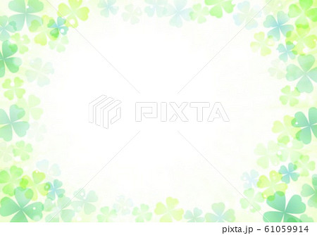 クローバー背景キラキラ クローバー背景キラキラ 61059914